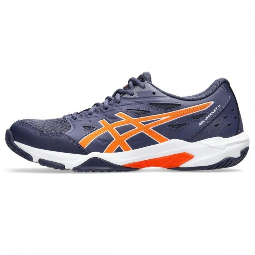 Tenis Asics Gel Rocket 11 1071a091-500 Masculino Azul Escuro 5
