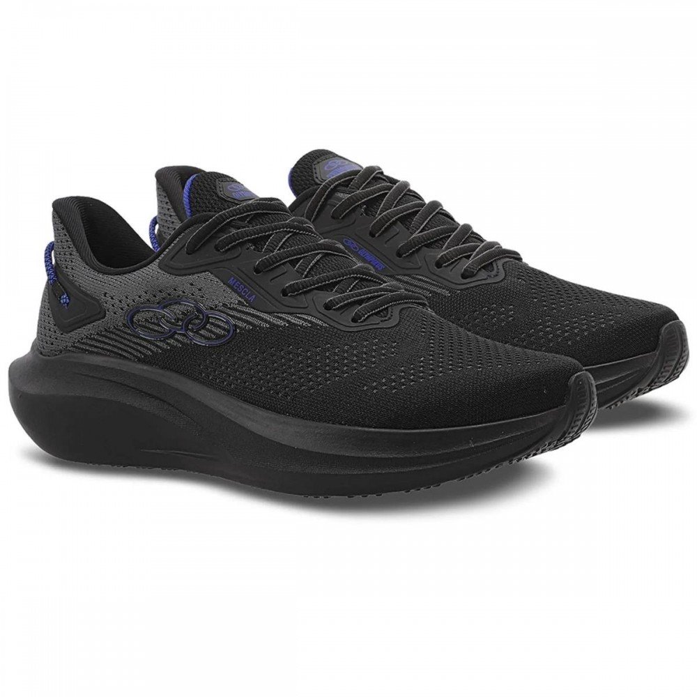 Tenis Olympikus Mescla Pto Ch Masculino Preto 2