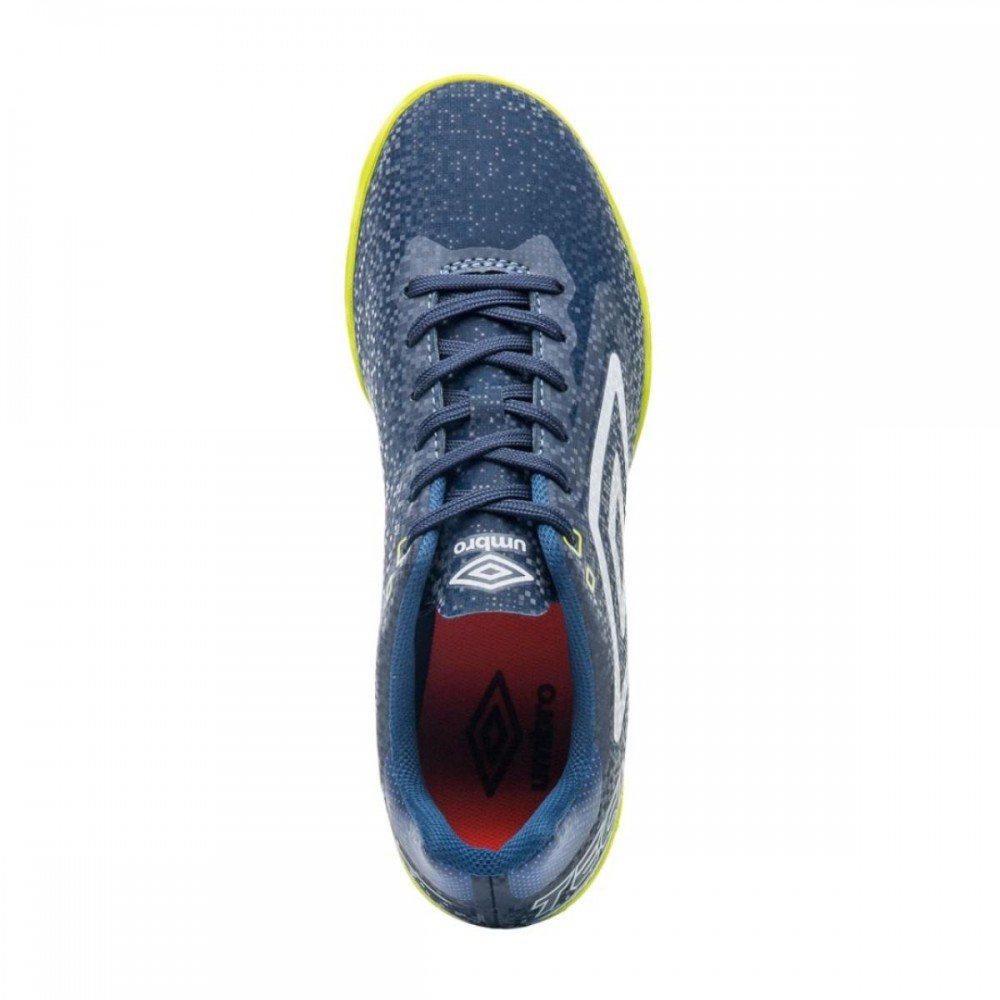 Chuteira Umbro Techno ii 723 Futsal Indoor Masculino Azul Escuro 4