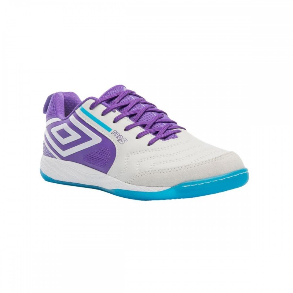 Chuteira Umbro Pro 5 Bump 203 Futsal Indoor Branco 3