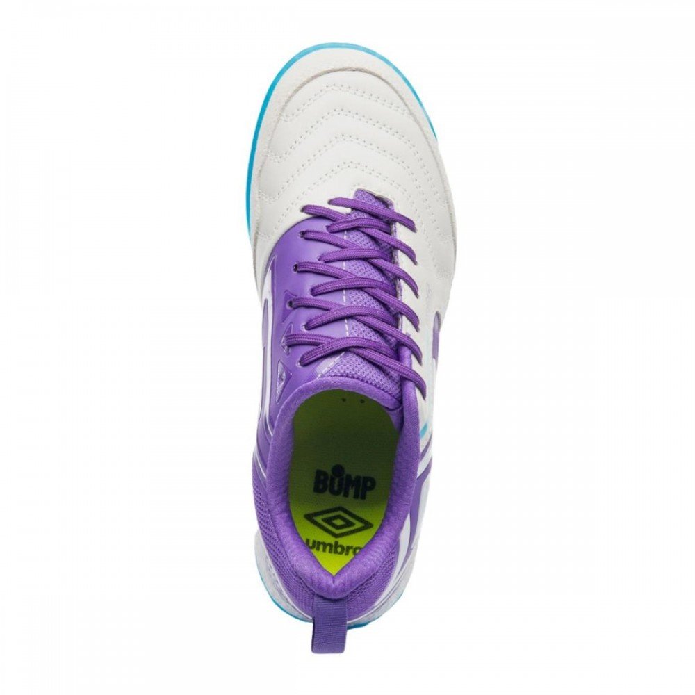Chuteira Umbro Pro 5 Bump 203 Futsal Indoor Branco 4