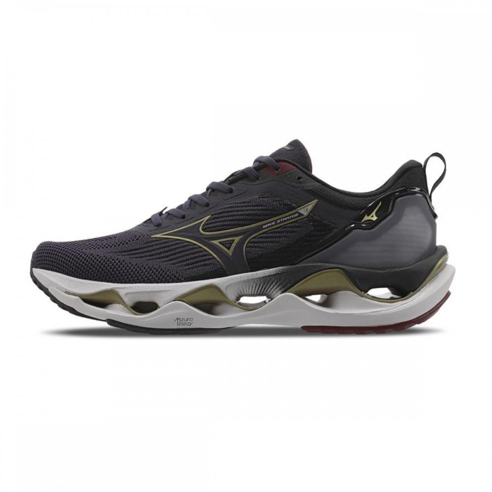 Tenis Mizuno Wave Stratos 3 Masculino Azul Escuro 2