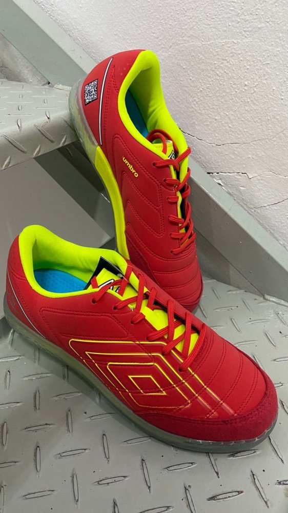Chuteira Umbro Br Futsal 462 Indoor Masculino Vermelho 6