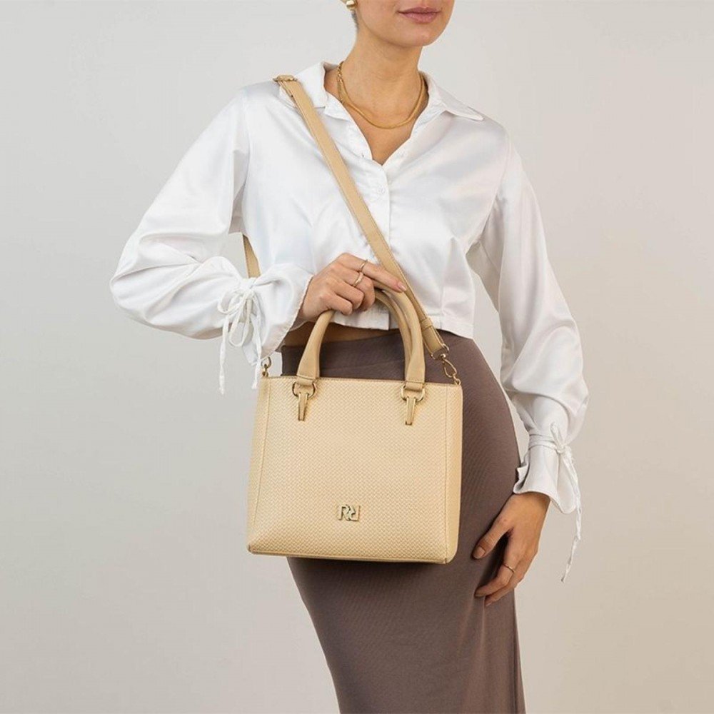 Bolsa Rafitthy 2816154a Feminino Bege 5