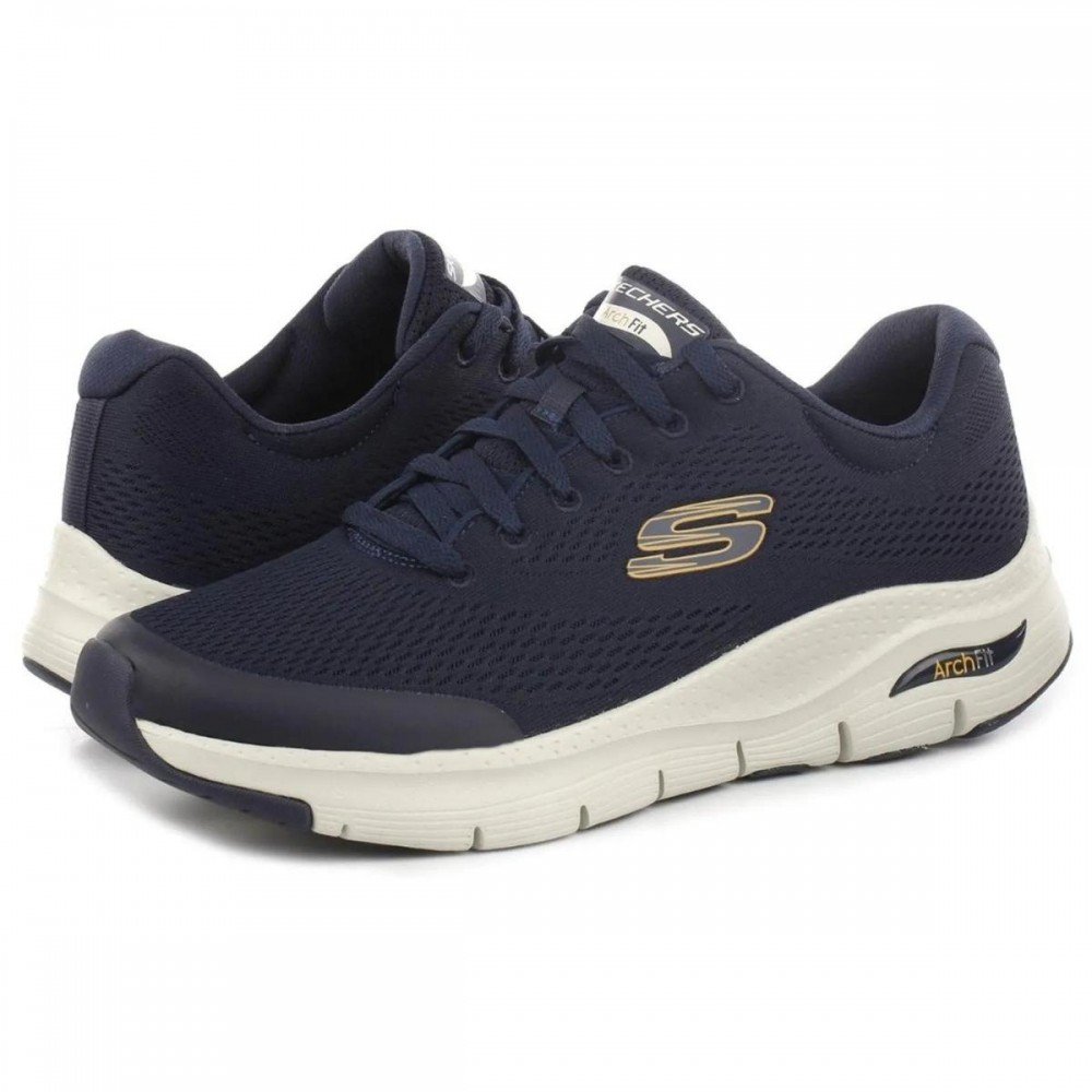 Tenis Skechers Arch Fit 232700br Masculino Azul Escuro 2