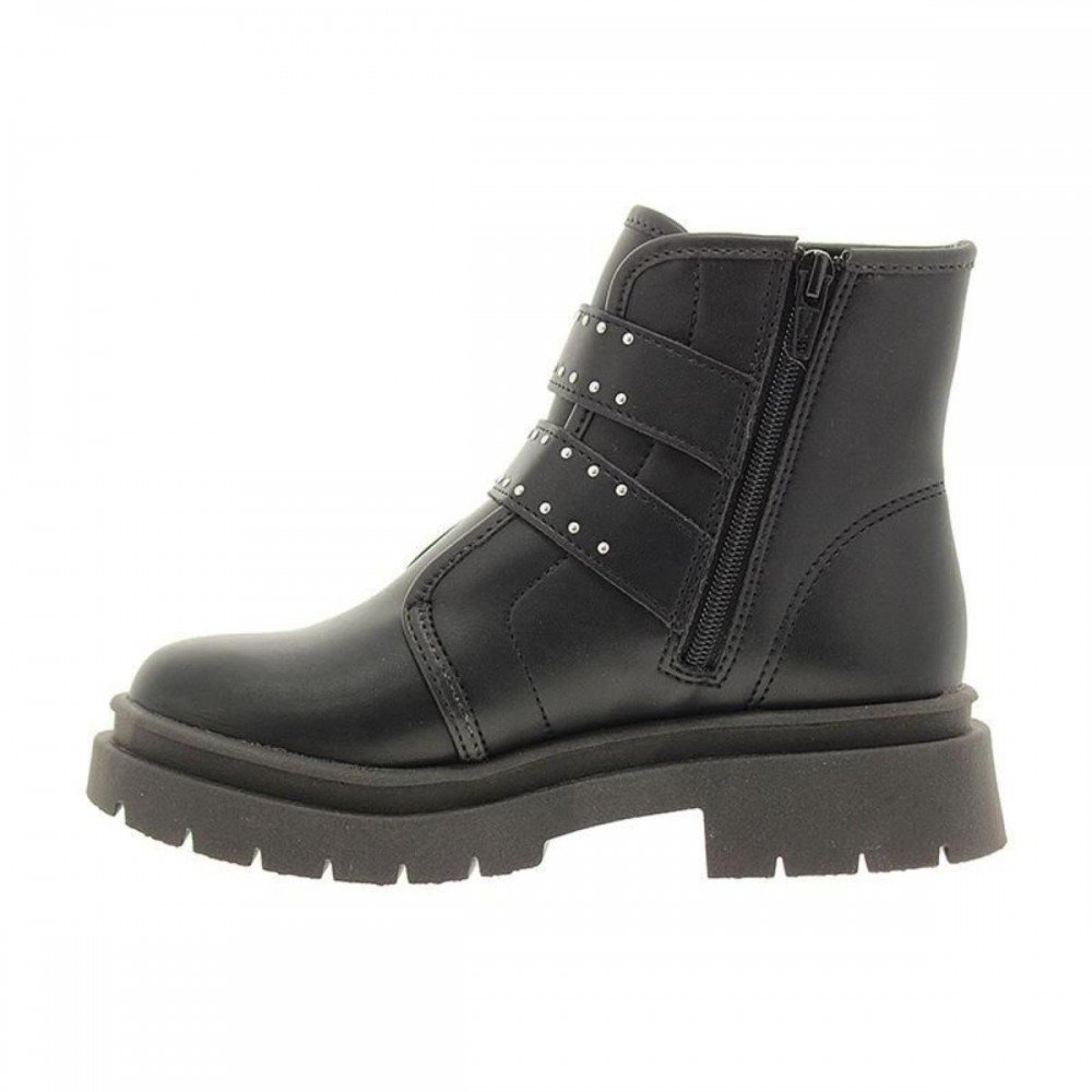 Bota Molekinha 2182.114 Coturno Tratorado Infantil Preto 2