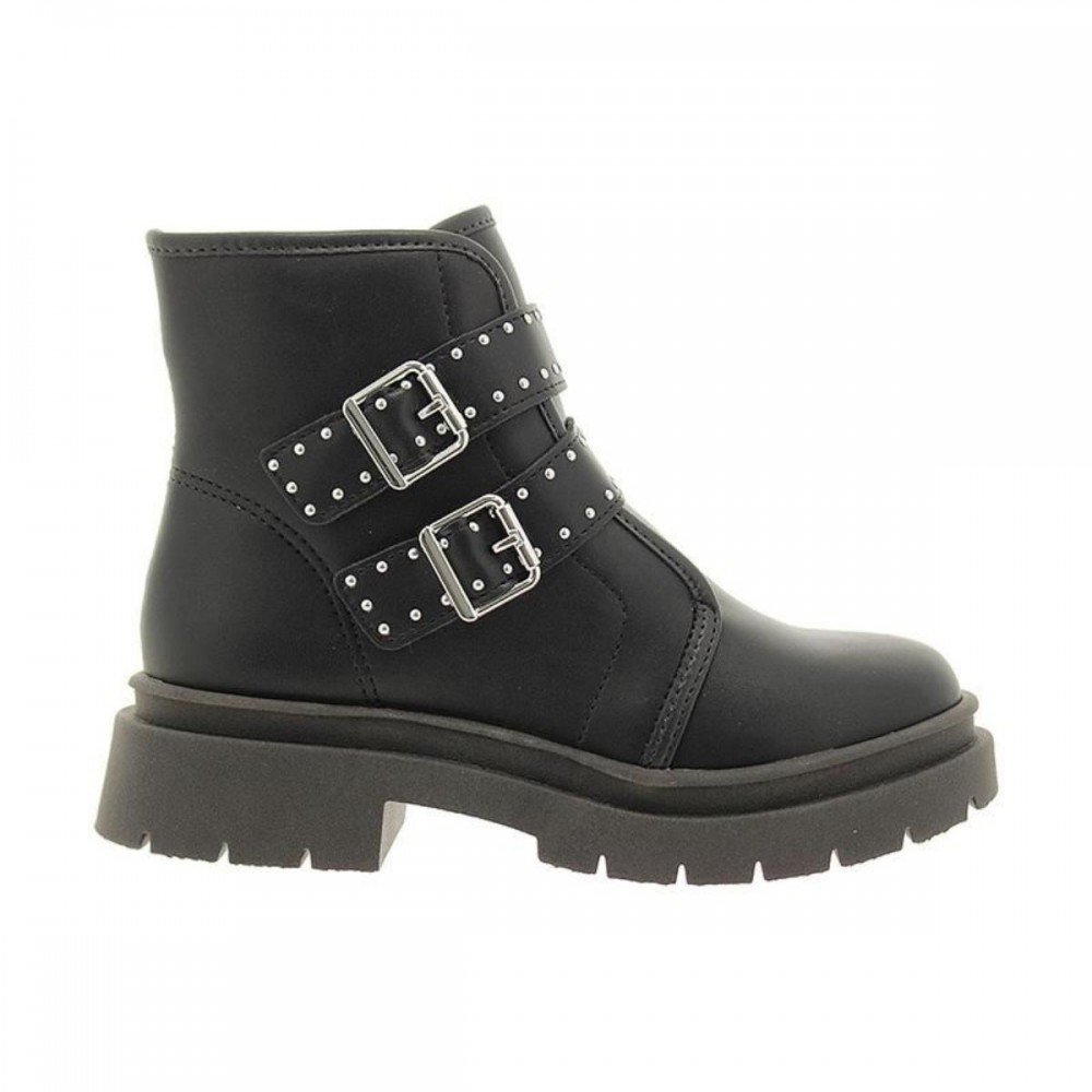 Bota Molekinha 2182.114 Coturno Tratorado Infantil Preto 5
