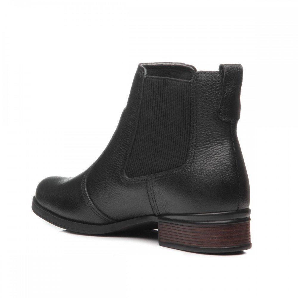 Bota Pegada 282003-11 Salto Grosso Feminino Preto 2