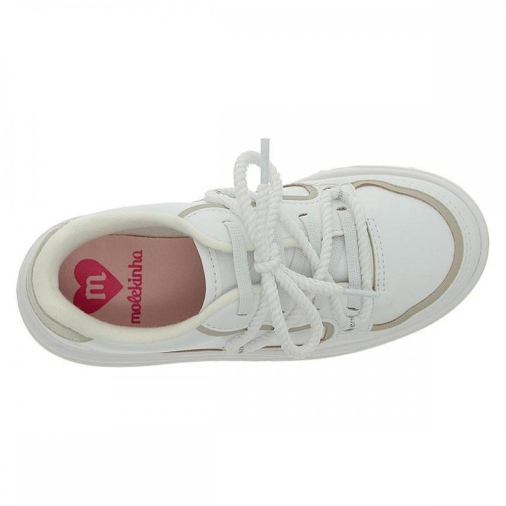 Tenis Molekinha 2575.112 Infantil Branco 6