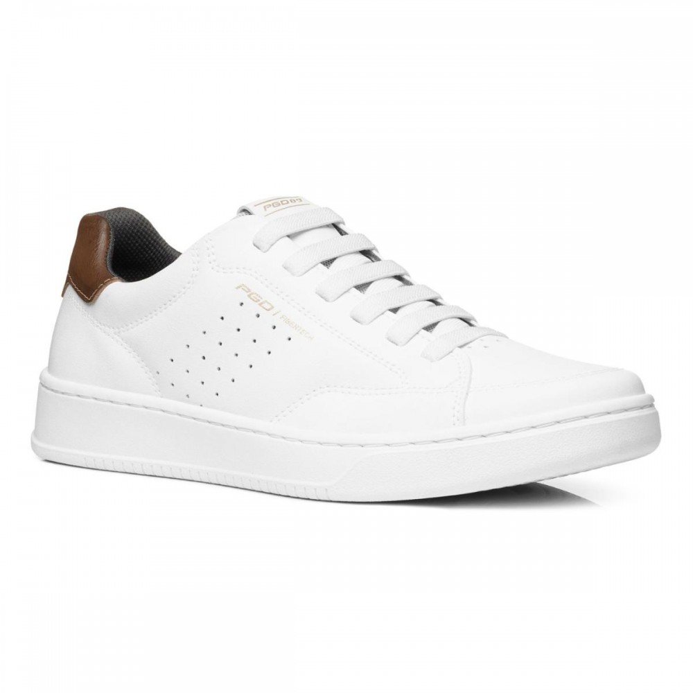Sapatenis Pegada 171907-01 Casual Masculino Branco 3