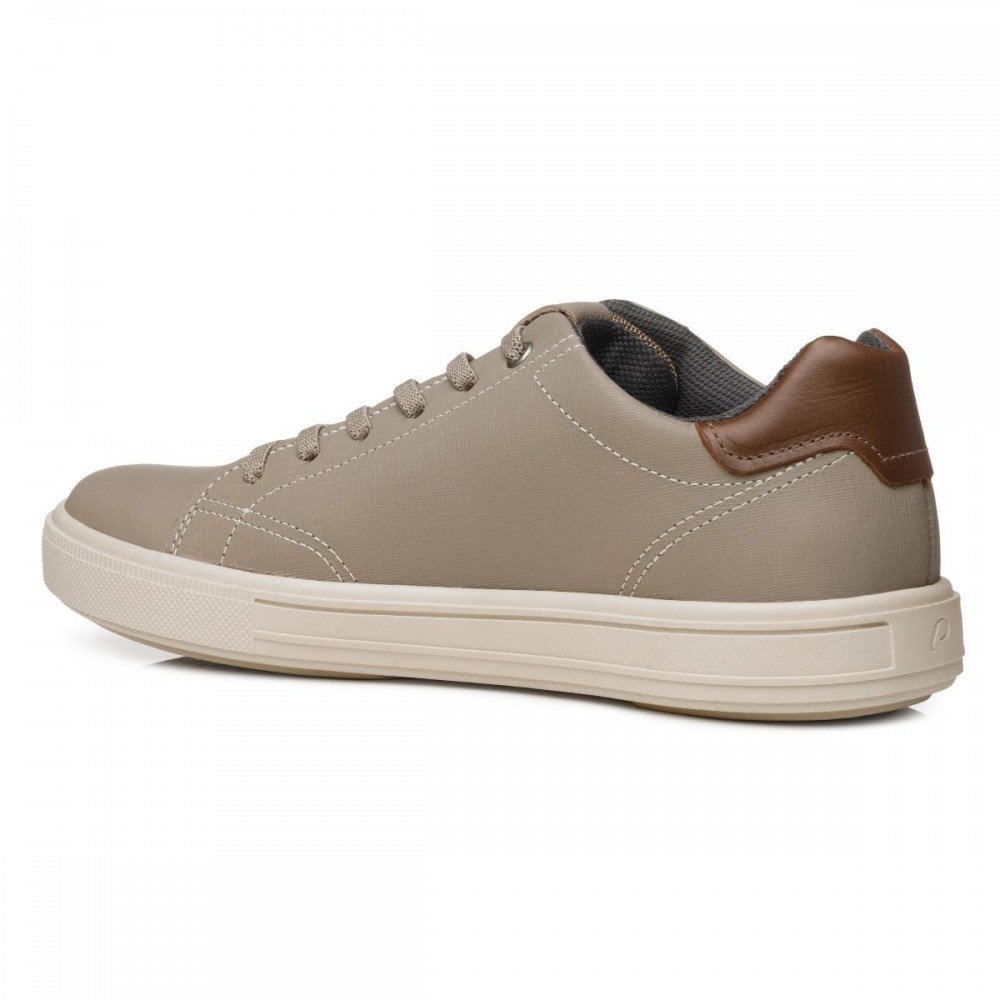 Sapatenis Pegada 111506-08 Casual Masculino Bege 2