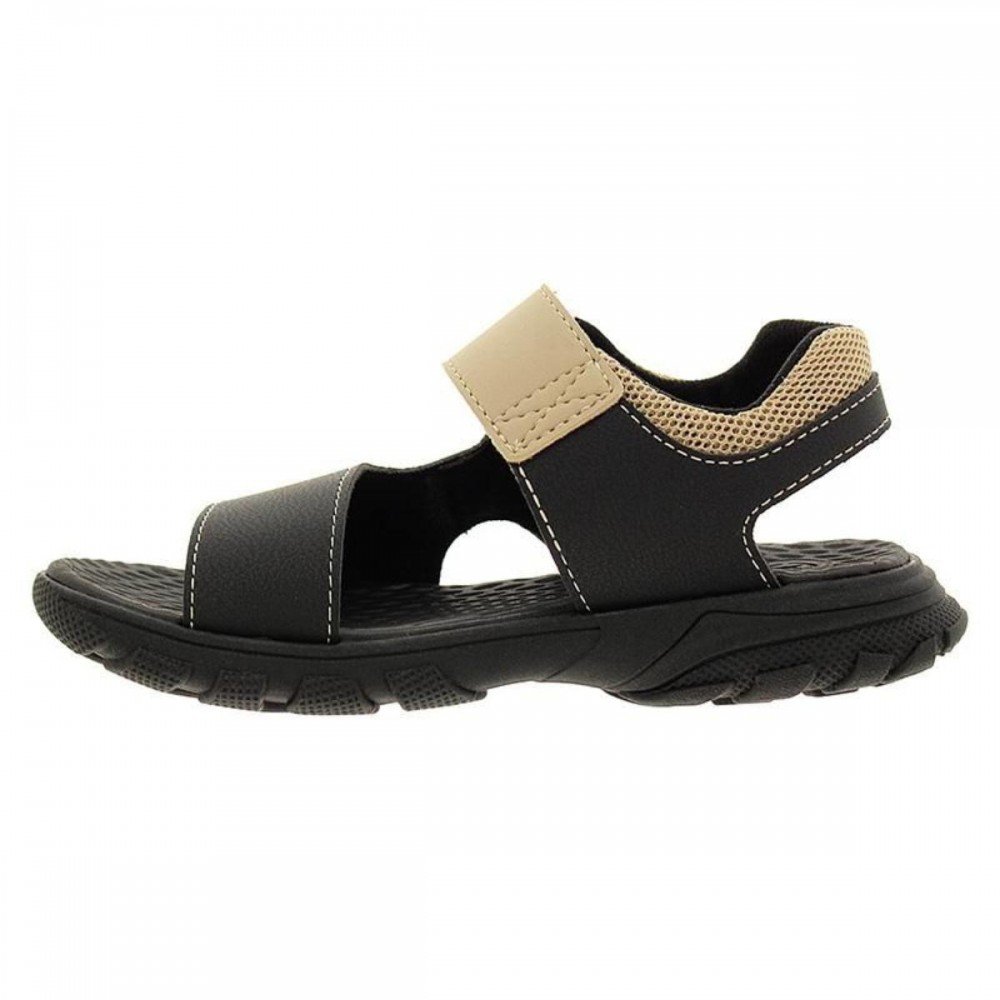 Sandalia Molekinho 2424.212 Menino Infantil Preto 2