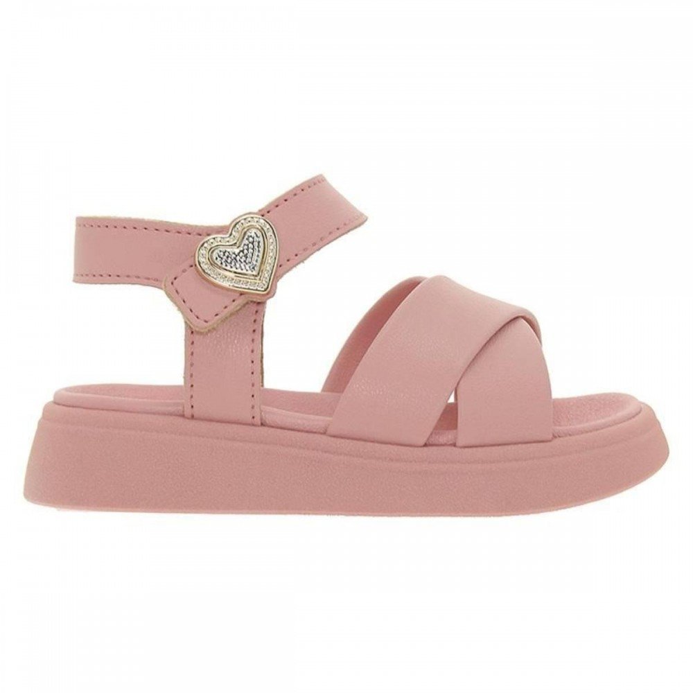 Sandalia Molekinha 2733.111 Papete menina Infantil Rosa 3