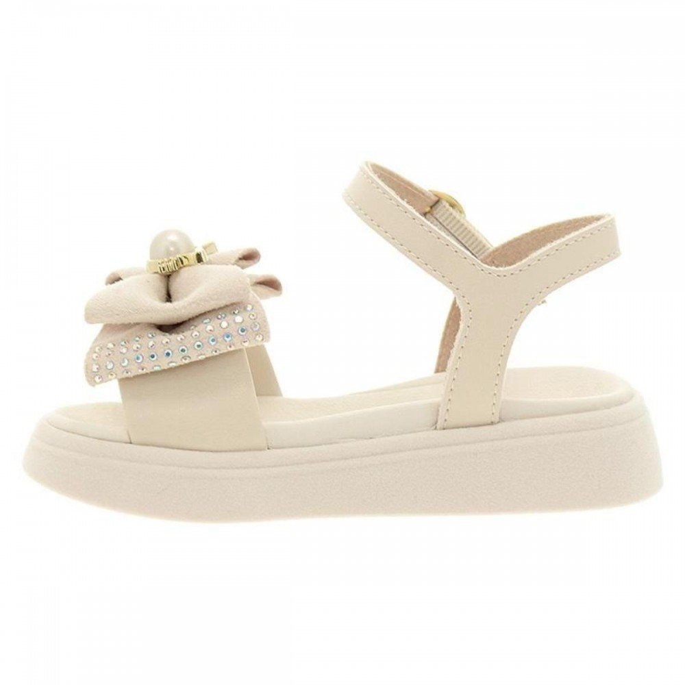 Sandalia Molekinha 2733.110 Papete Menina Infantil Off White 2