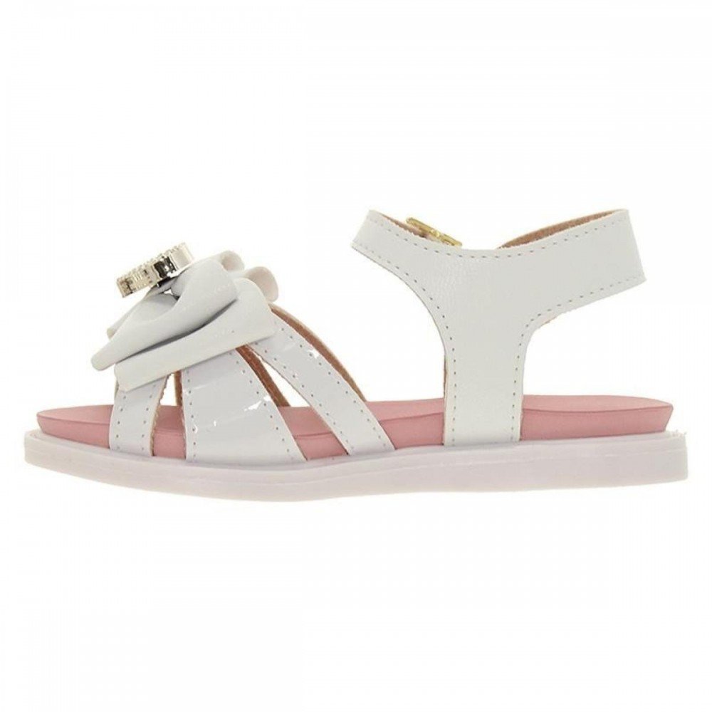 Sandalia Molekinha 2714.237 Menina Infantil Branco 2