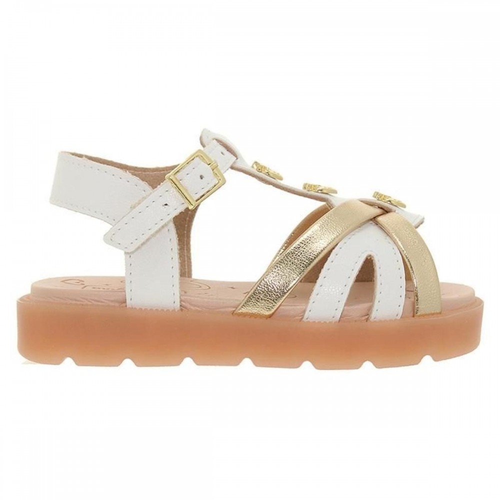 Sandalia Molekinha 2741.102 Menina Infantil Branco 3