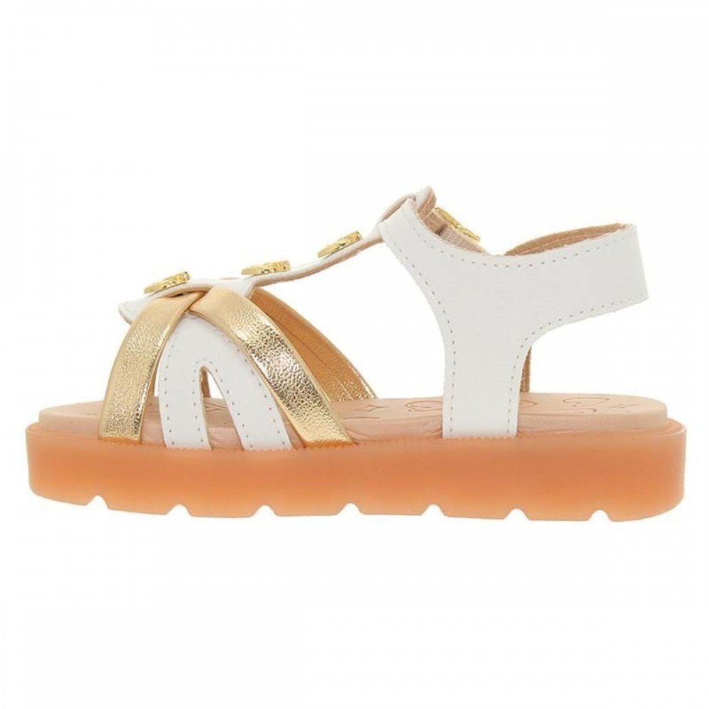 Sandalia Molekinha 2741.102 Menina Infantil Branco 2