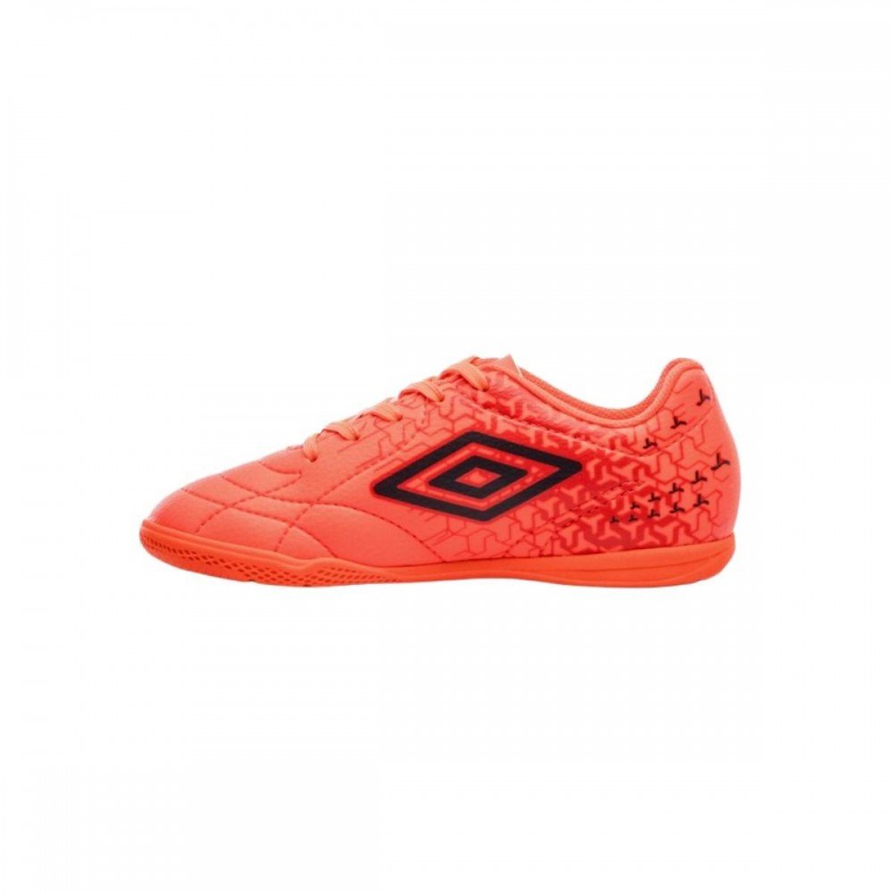 Chuteira Umbro Class Neo jr 441 Futsal Indoor Menino Infantil Coral 2