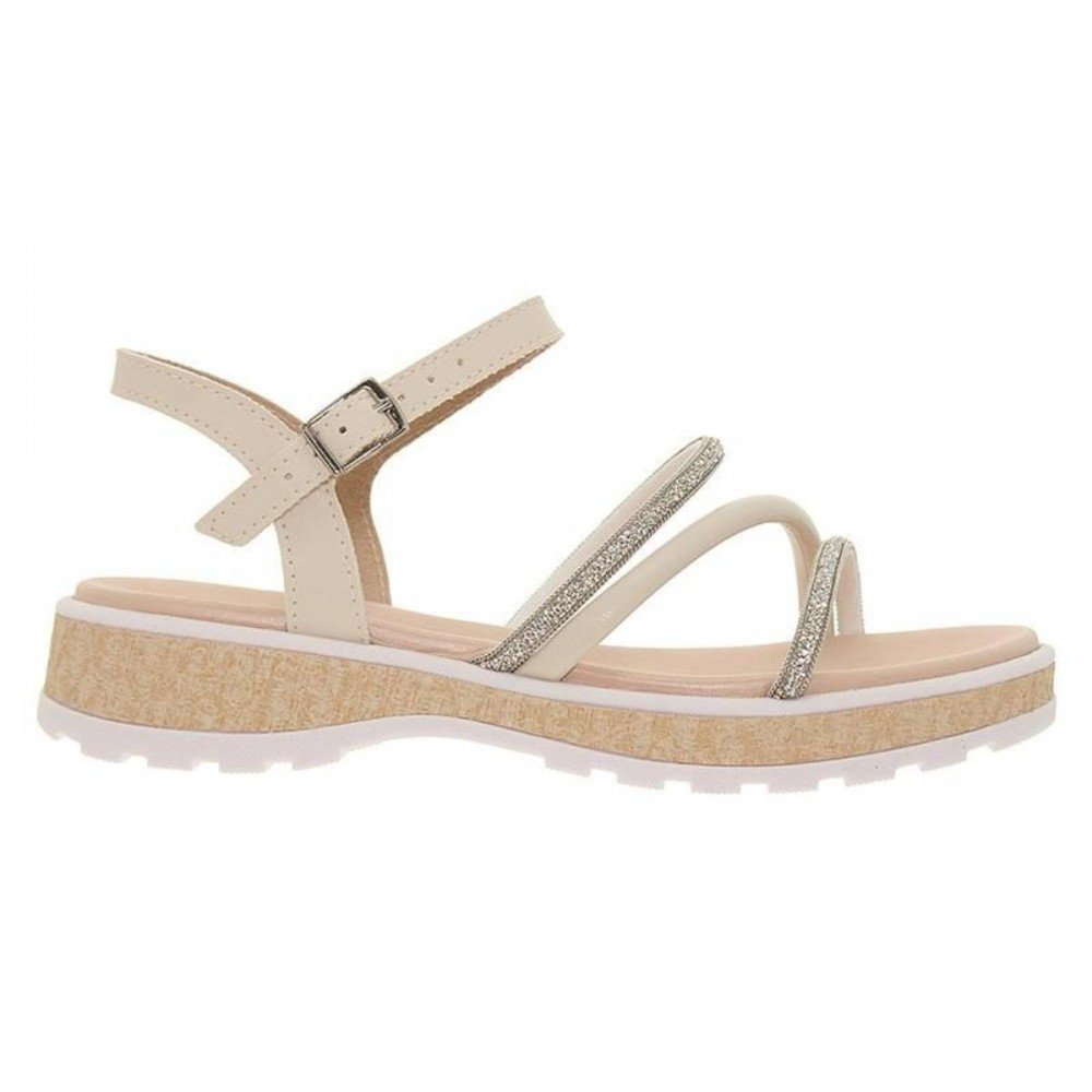 Sandalia Molekinha 2361.205 Menina Infantil Branco 3