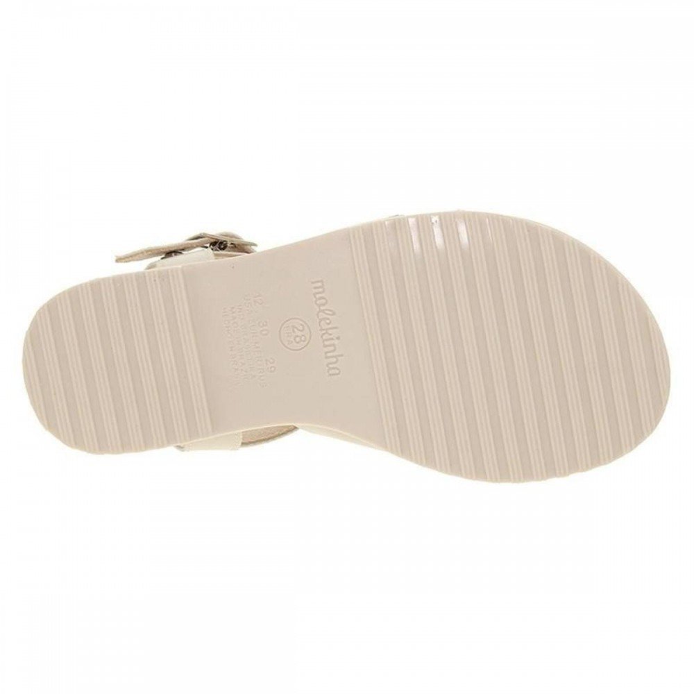 Sandalia Molekinha 2369.102 Menina Infantil Off White 5