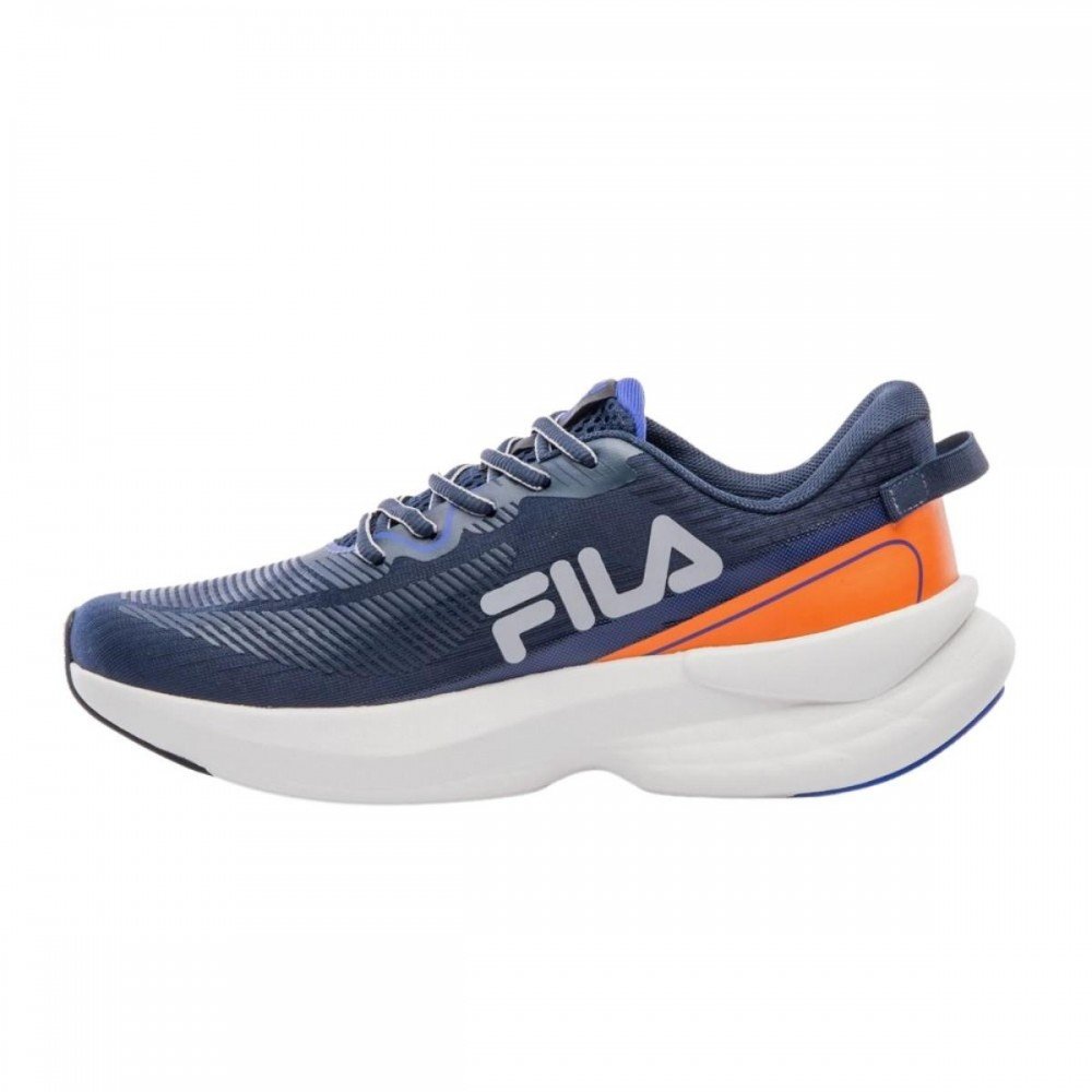 Tenis Fila Fila Striker 7068 Esportivo Masculino Azul/Laranja 2