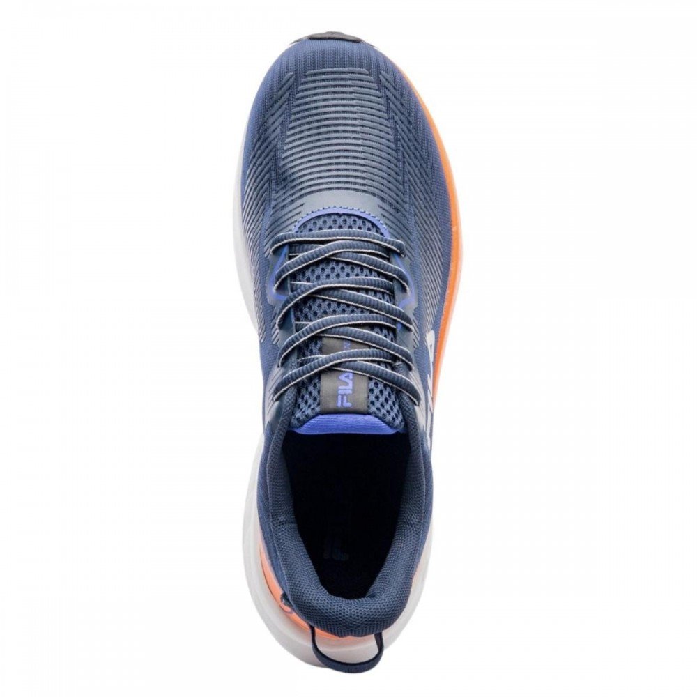 Tenis Fila Fila Striker 7068 Esportivo Masculino Azul/Laranja 4