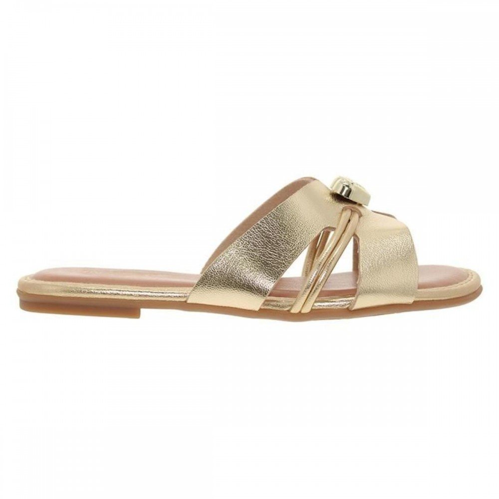 Chinelo Molekinha 2157.1207 Menina Infantil Dourado 3