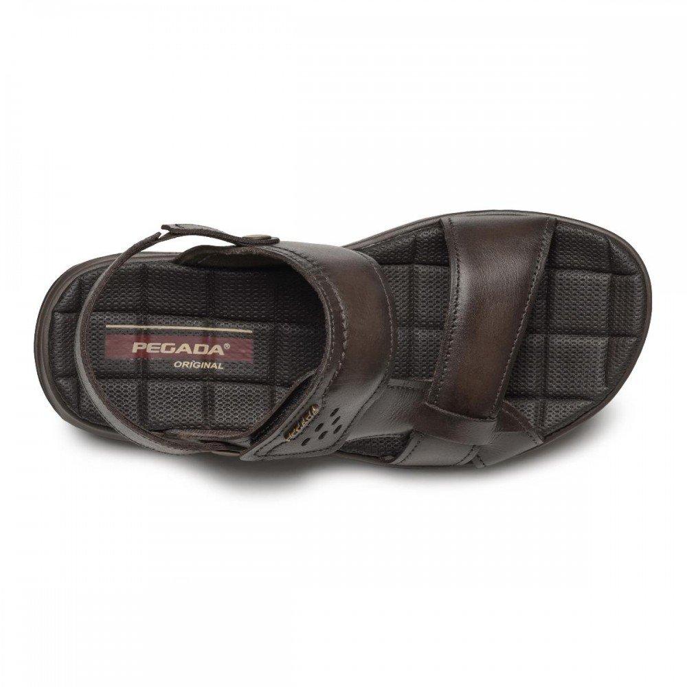 Chinelo Pegada 133234-02 Masculino Marrom 4