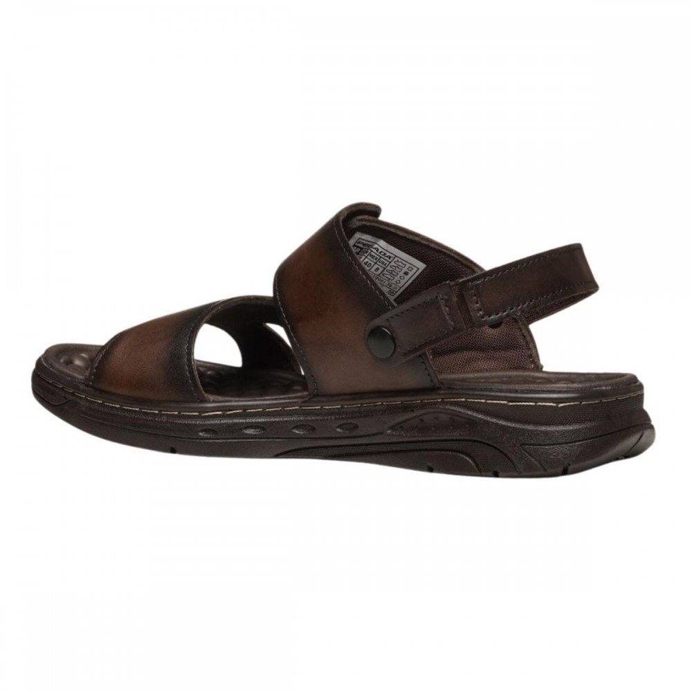 Sandalia Pegada 134553-02 Masculino Marrom 2
