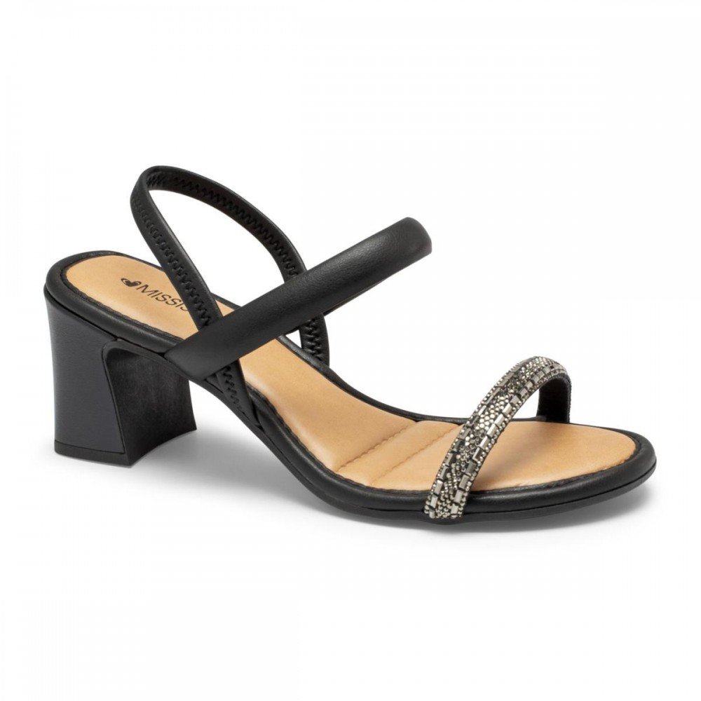 Sandalia Mississipi Mc417 Salto Bloco Feminino