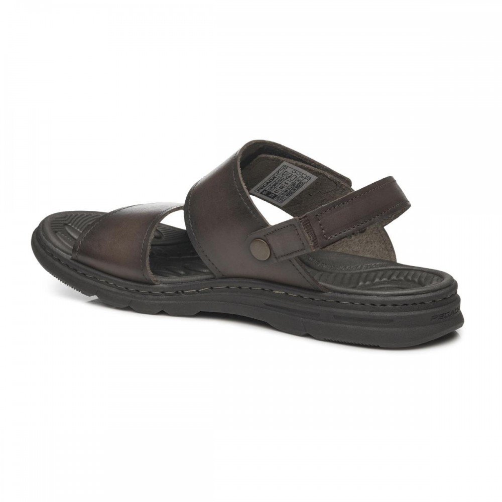 Sandalia Pegada 134203-02 Masculino Marrom 2