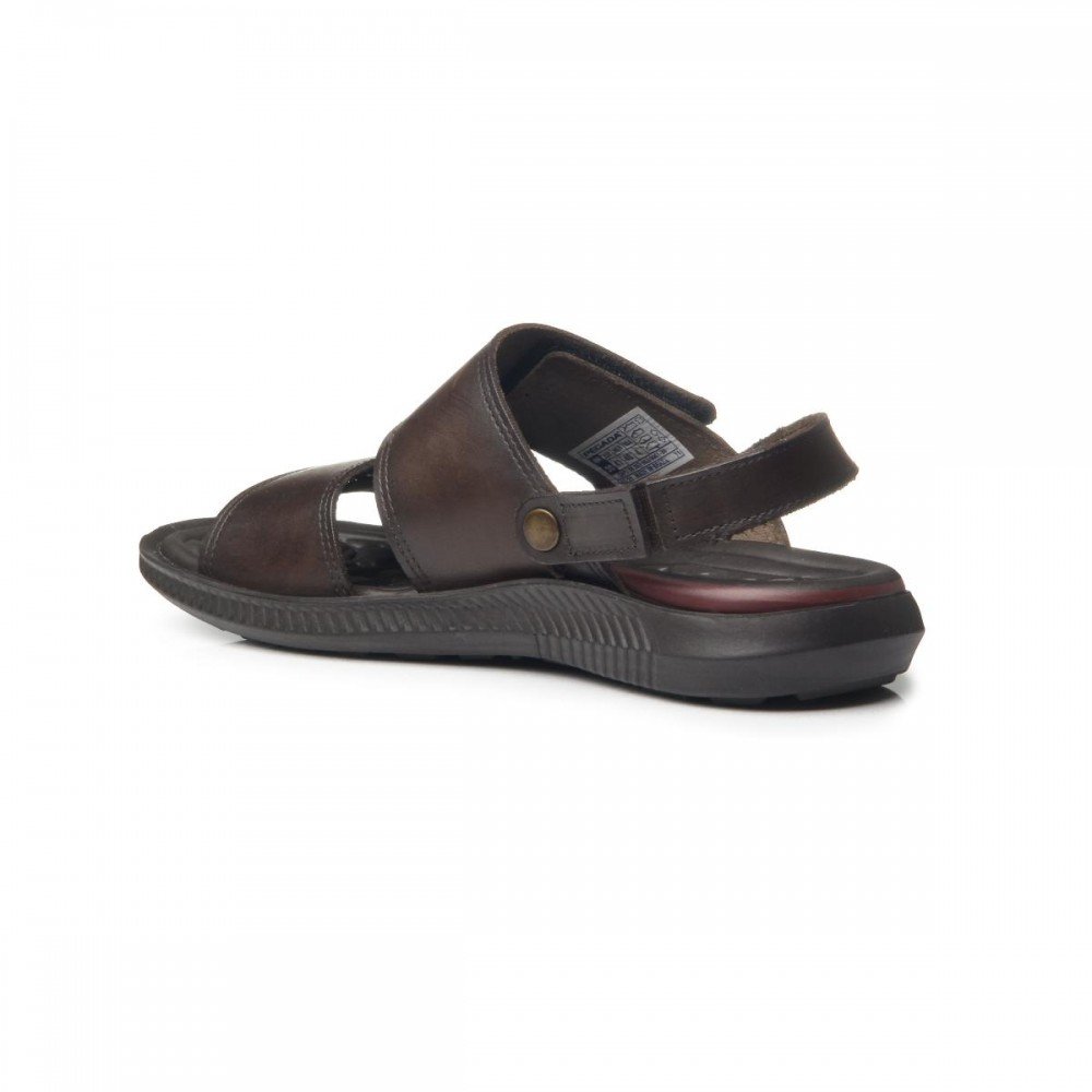 Sandalia Pegada 133154-02 Masculino Marrom 2