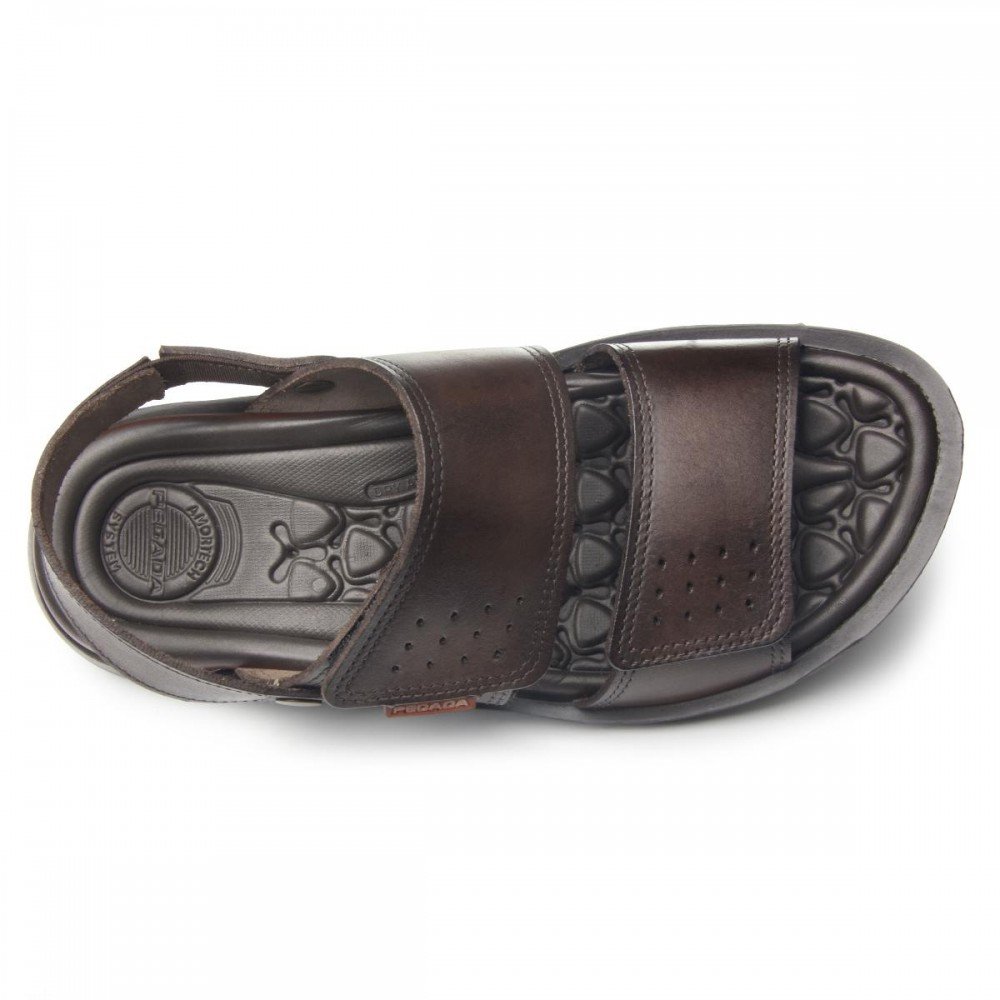 Sandalia Pegada 133154-02 Masculino Marrom 4