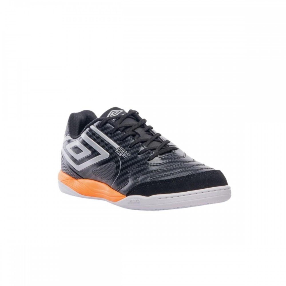 Chuteira Umbro Pro 5 Bump Club 186 Indoor Masculino Preto 3