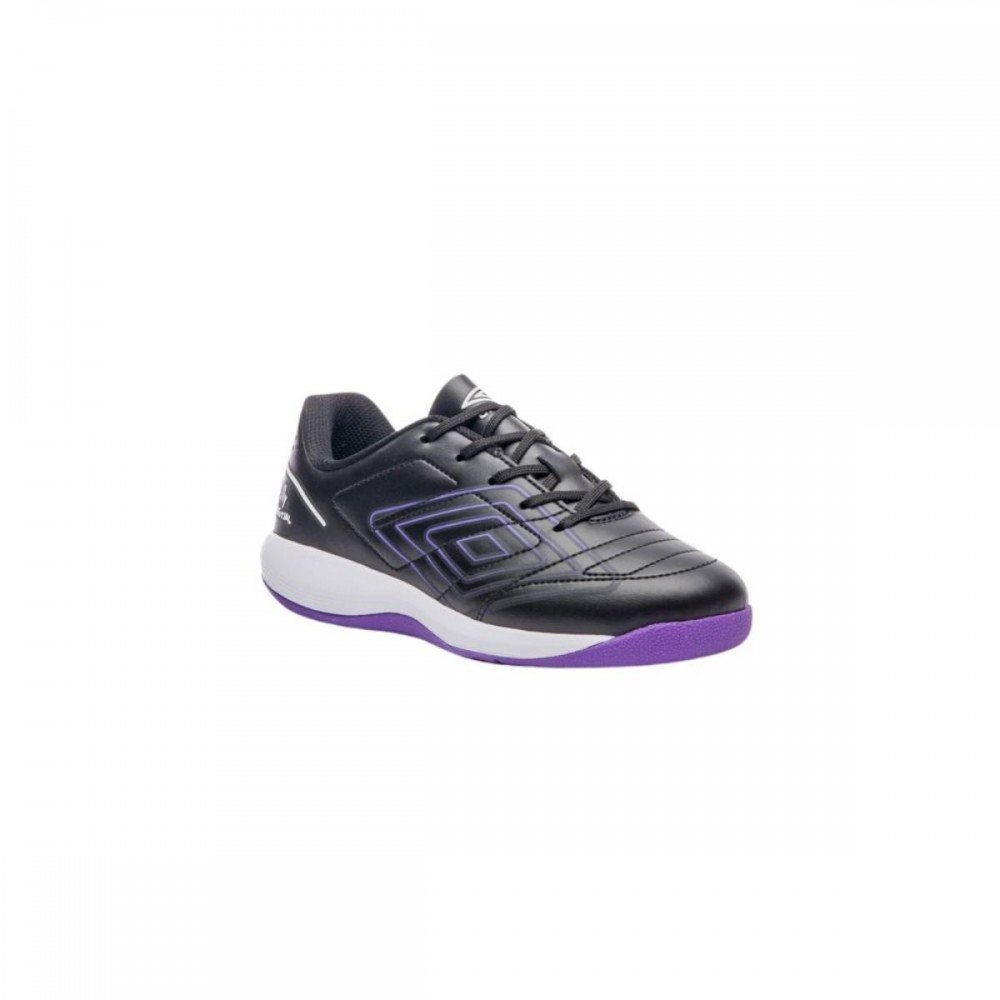 Chuteira Umbro br Futsal jr 102 Indoor Menino Infatil Preto 3