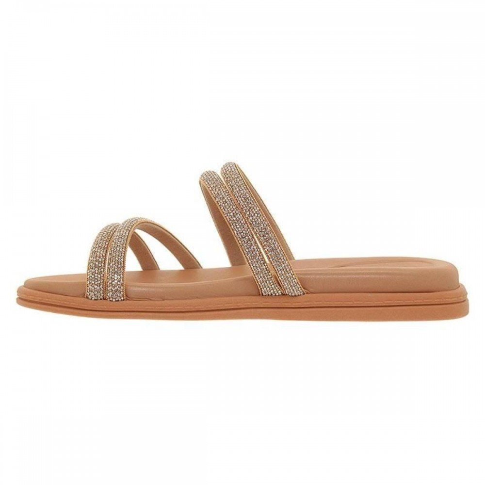 Chinelo Beira Rio 8488.125 Papete Feminino Camel 2