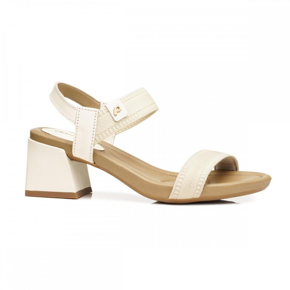 Sandalia Pegada 234301-01 Salto Bloco Feminino