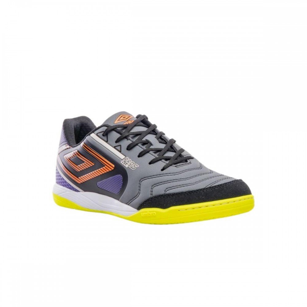 Chuteira Umbro Pro 5 Bump Club 810 Masculino Cinza 3