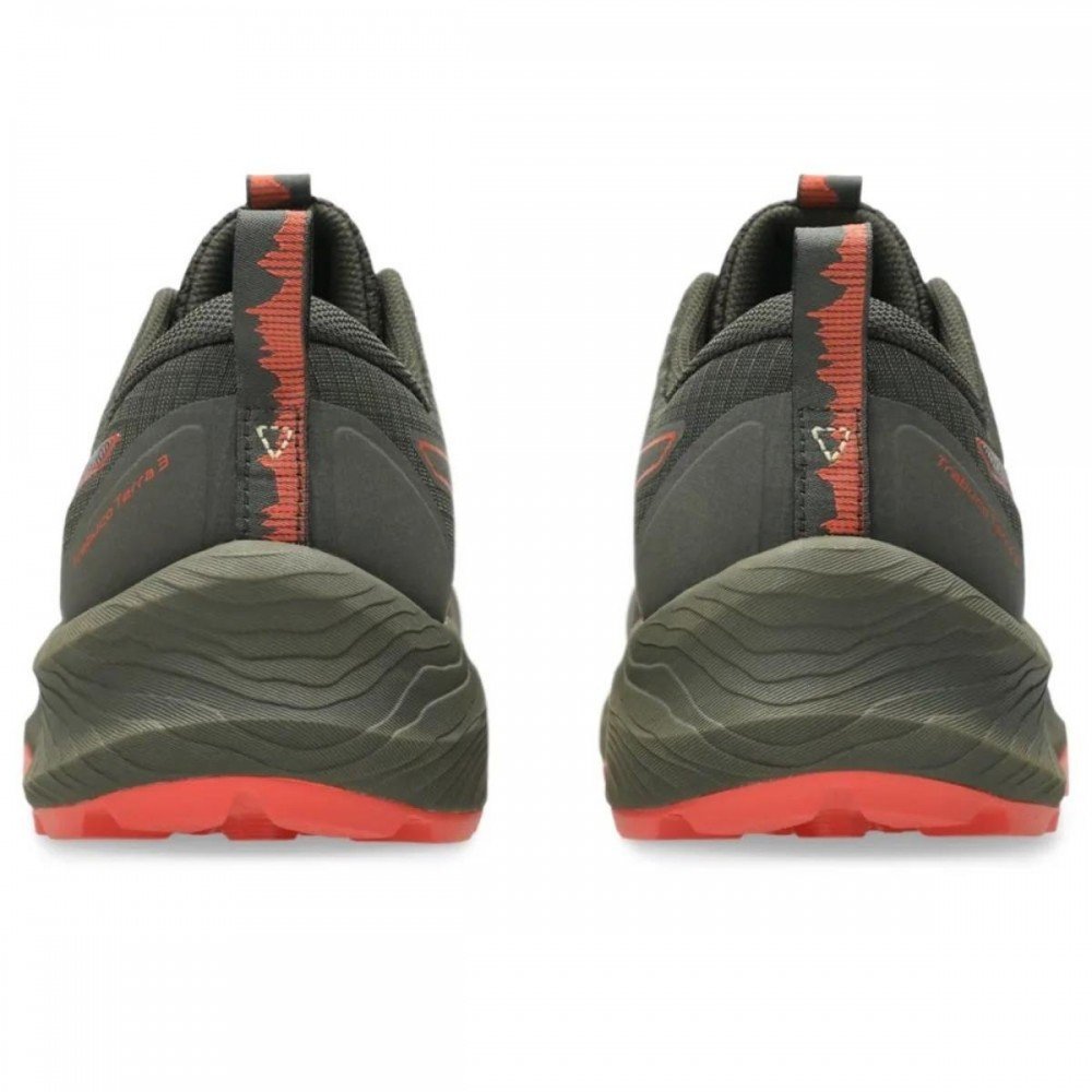 Tenis Asics Trabuco Terra 3 1011c152 Masculino Verde/Laranja 5