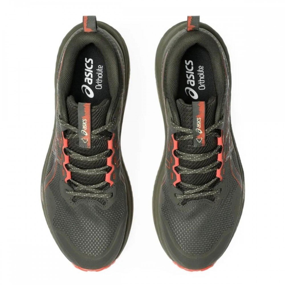 Tenis Asics Trabuco Terra 3 1011c152 Masculino Verde/Laranja 6