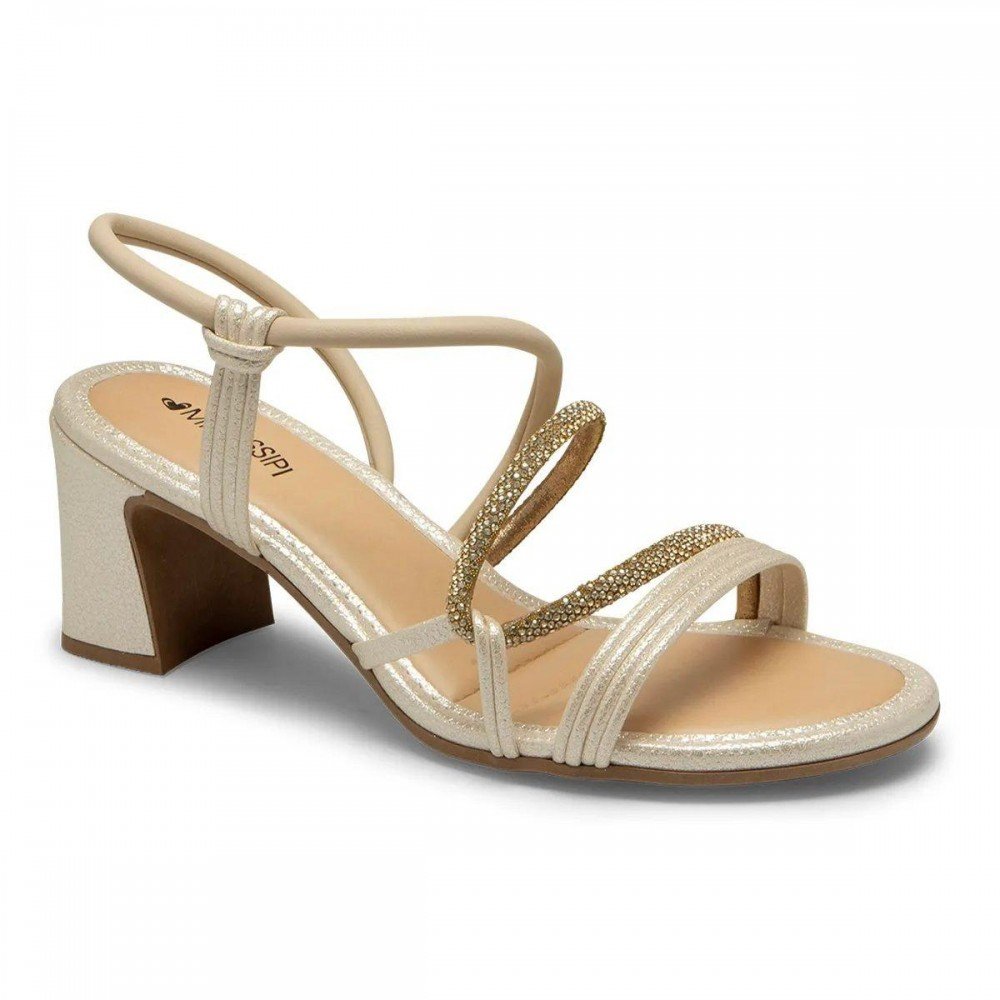 Sandalia Mississipi Mc415 Salto Bloco Feminino