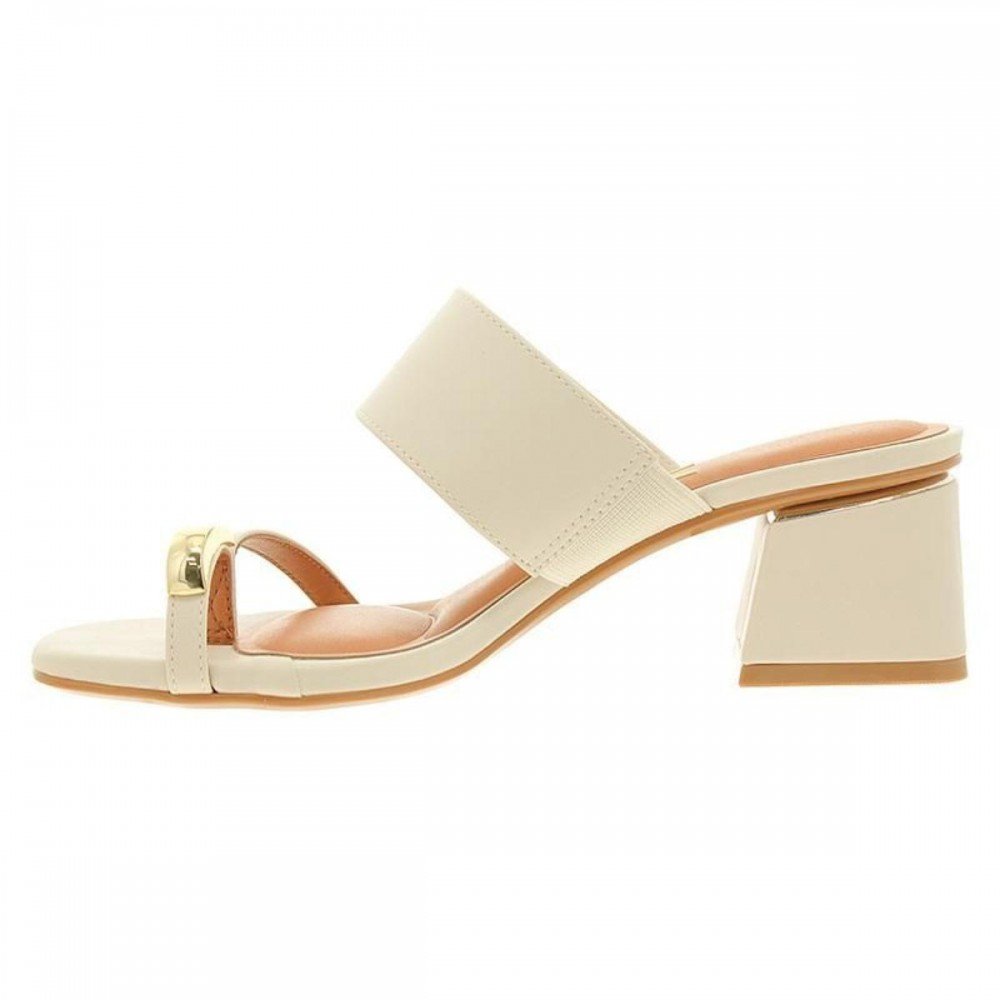 Tamanco Vizzano 6428.148 Salto Bloco Feminino Off White 2