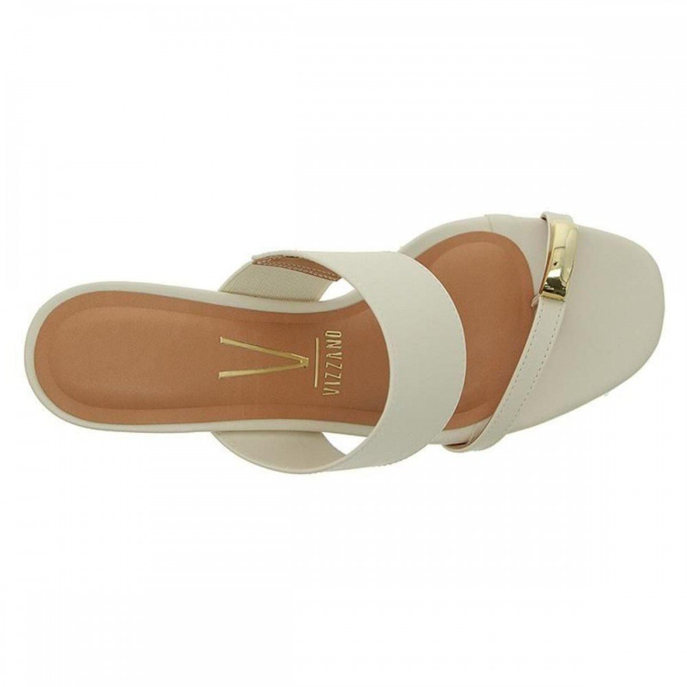 Tamanco Vizzano 6428.148 Salto Bloco Feminino Off White 4