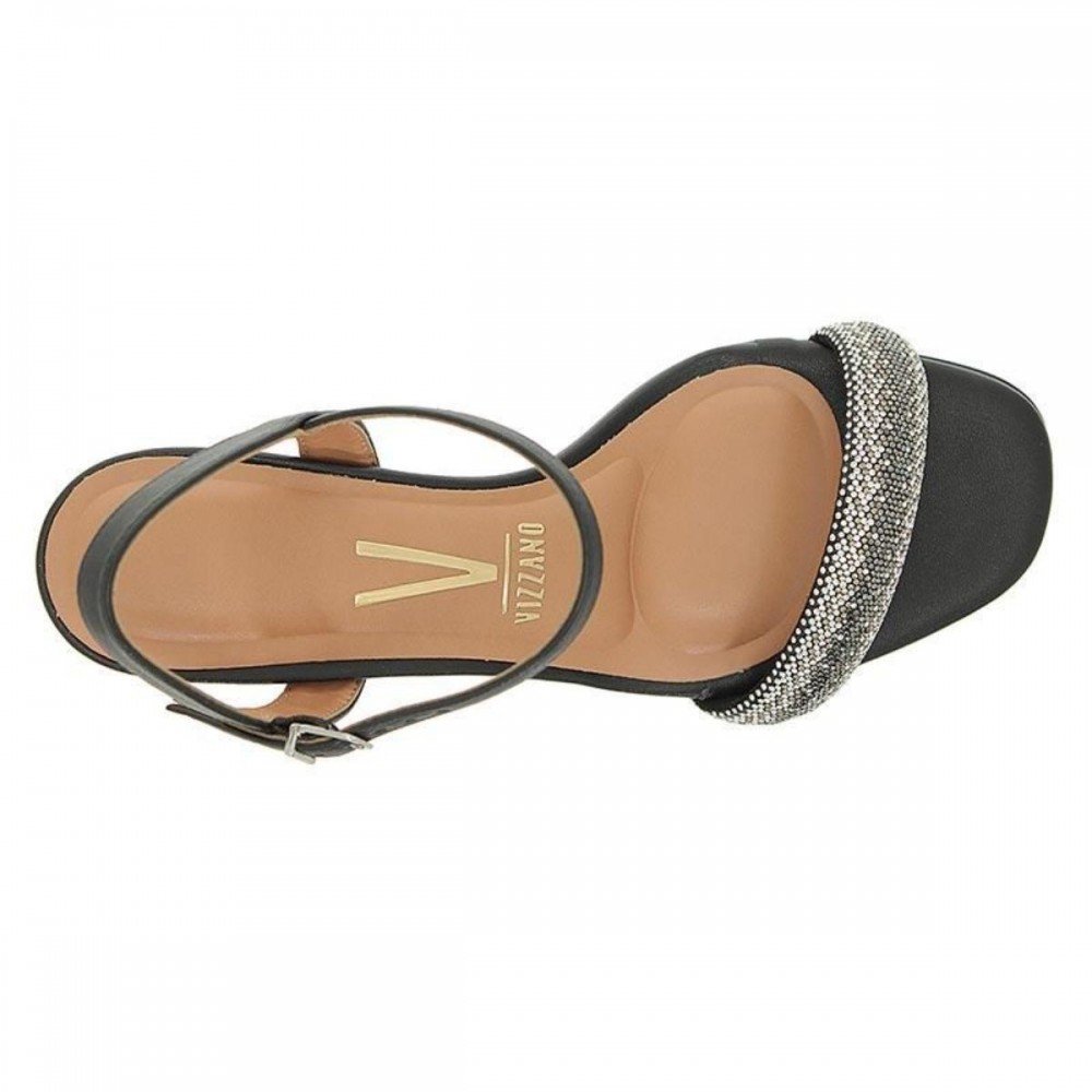 Sandalia Vizzano 6428.139.29223 Salto Bloco Feminino Preto 5
