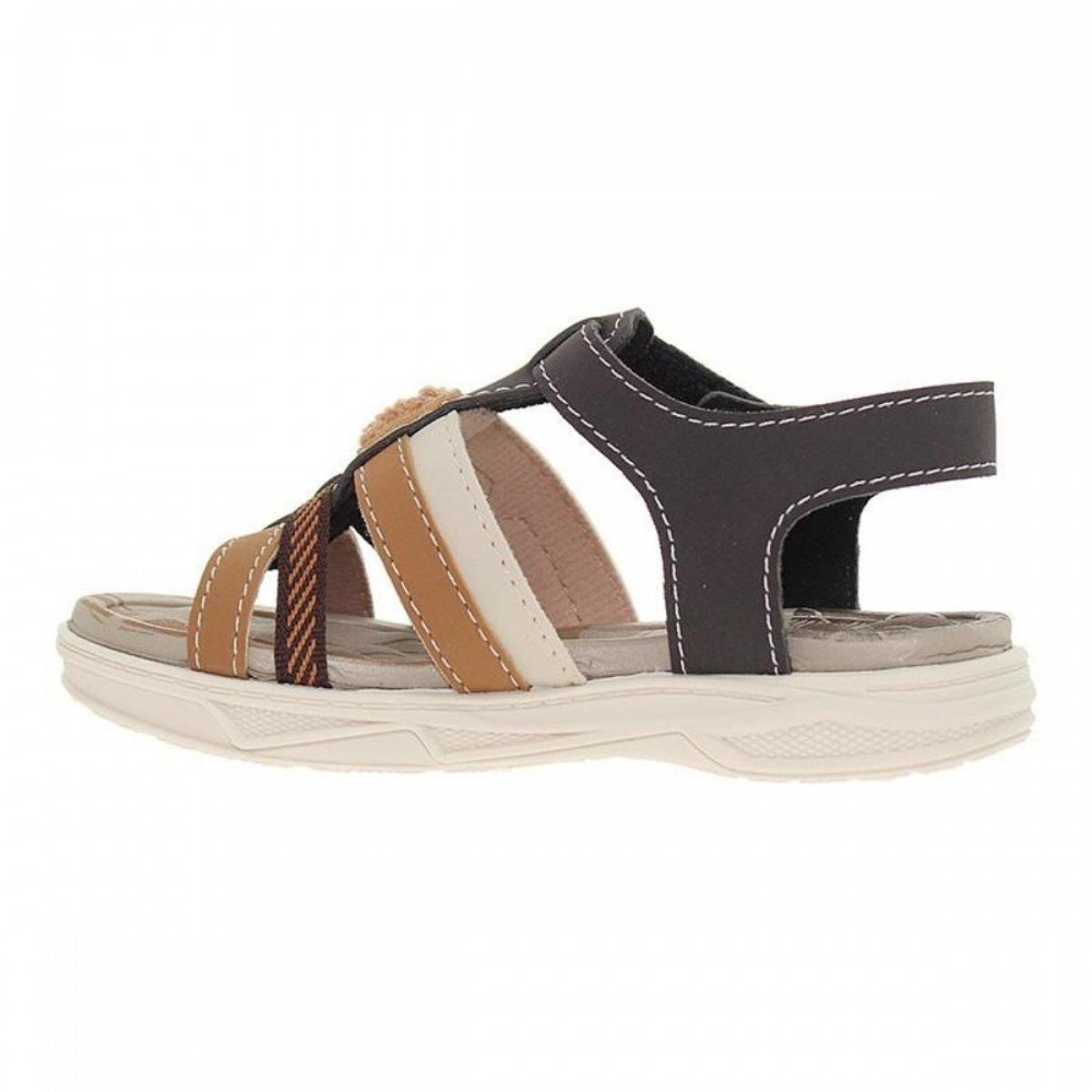 Sandalia Molekinho 2140.757 Menino Infantil Marrom 2