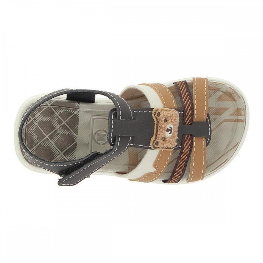 Sandalia Molekinho 2140.757 Menino Infantil Marrom 4