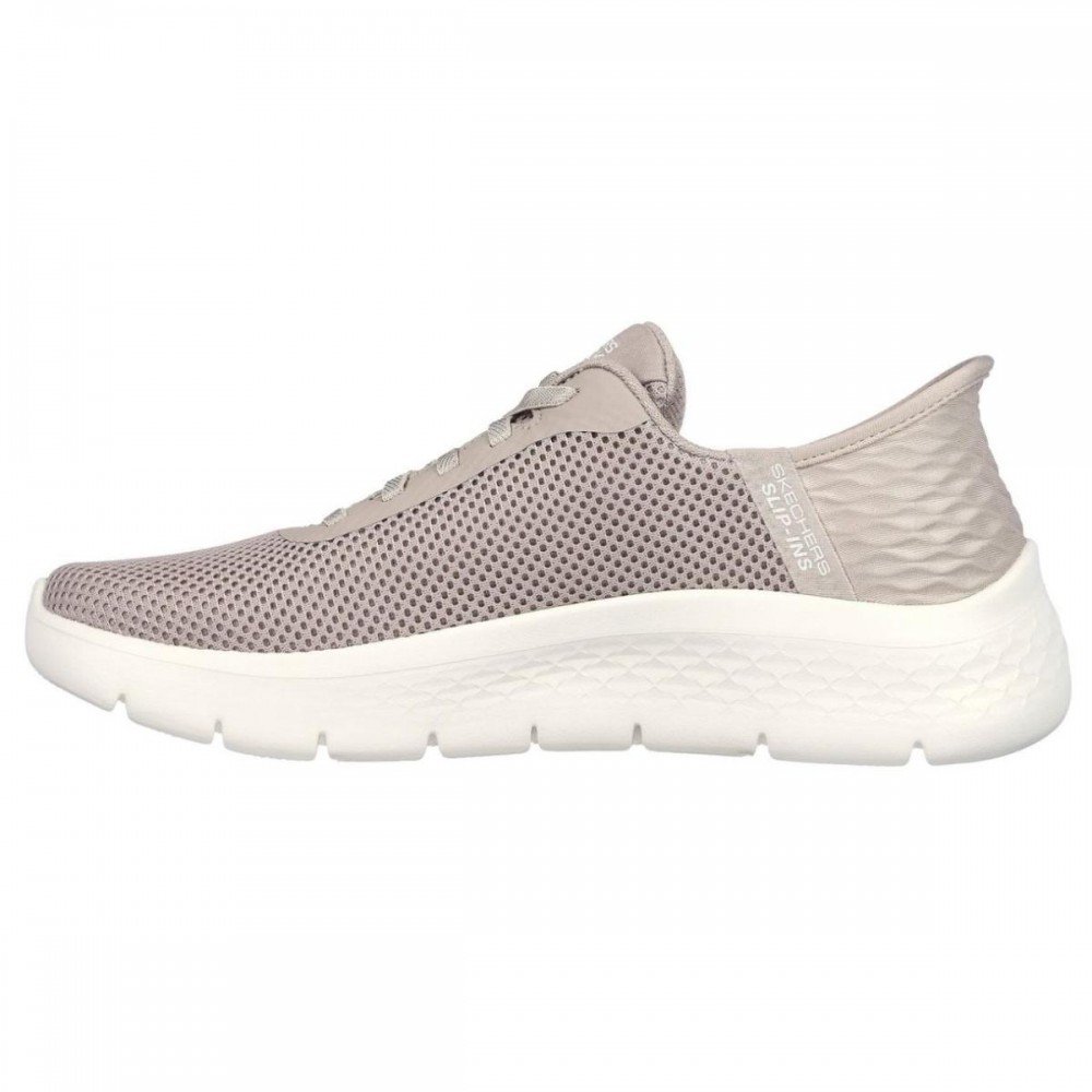 Tenis Skechers go Walk Flex 124836 Slip-ins Feminino Bege 2