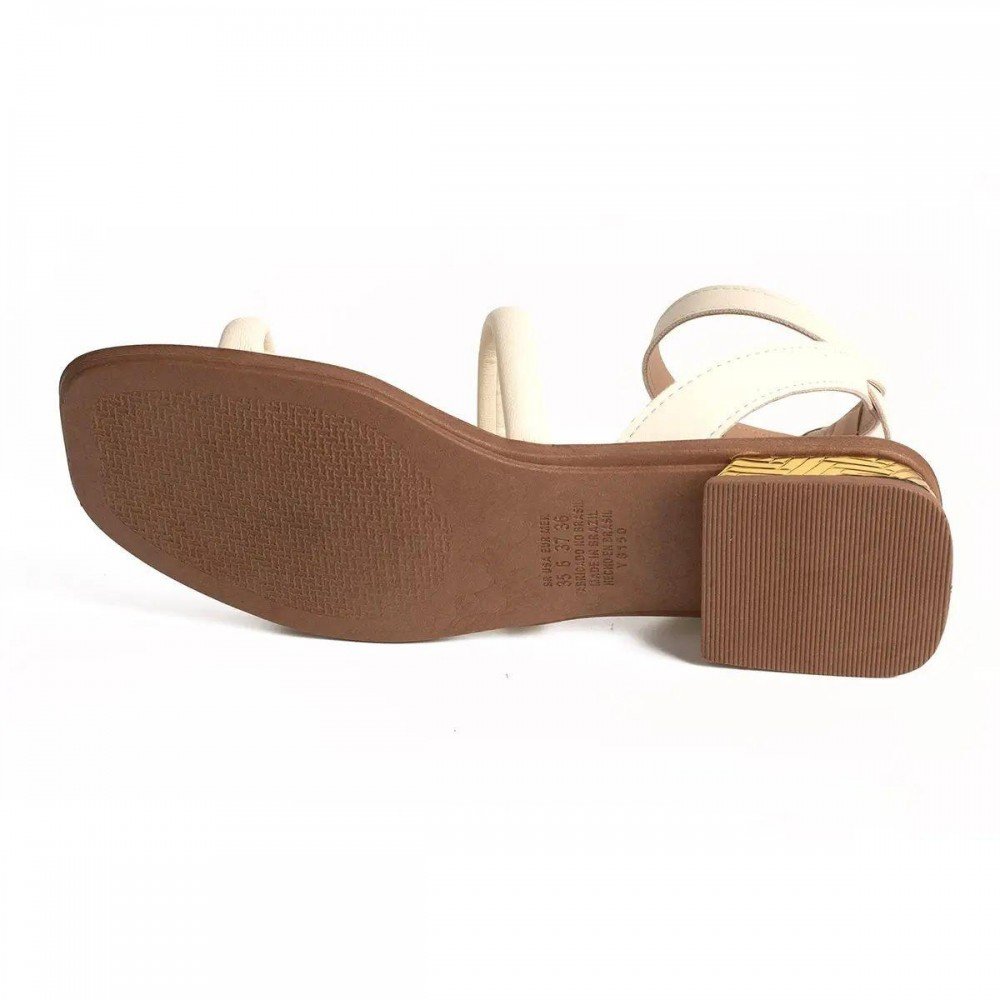 Sandalia Dakota Y8871 Feminino Off White 8