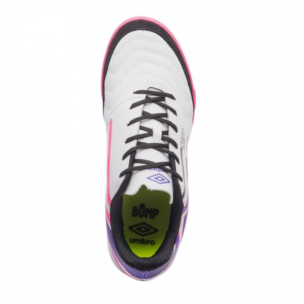 Chuteira Umbro Pro 5 Bump Club 210 Masculino Branco 4