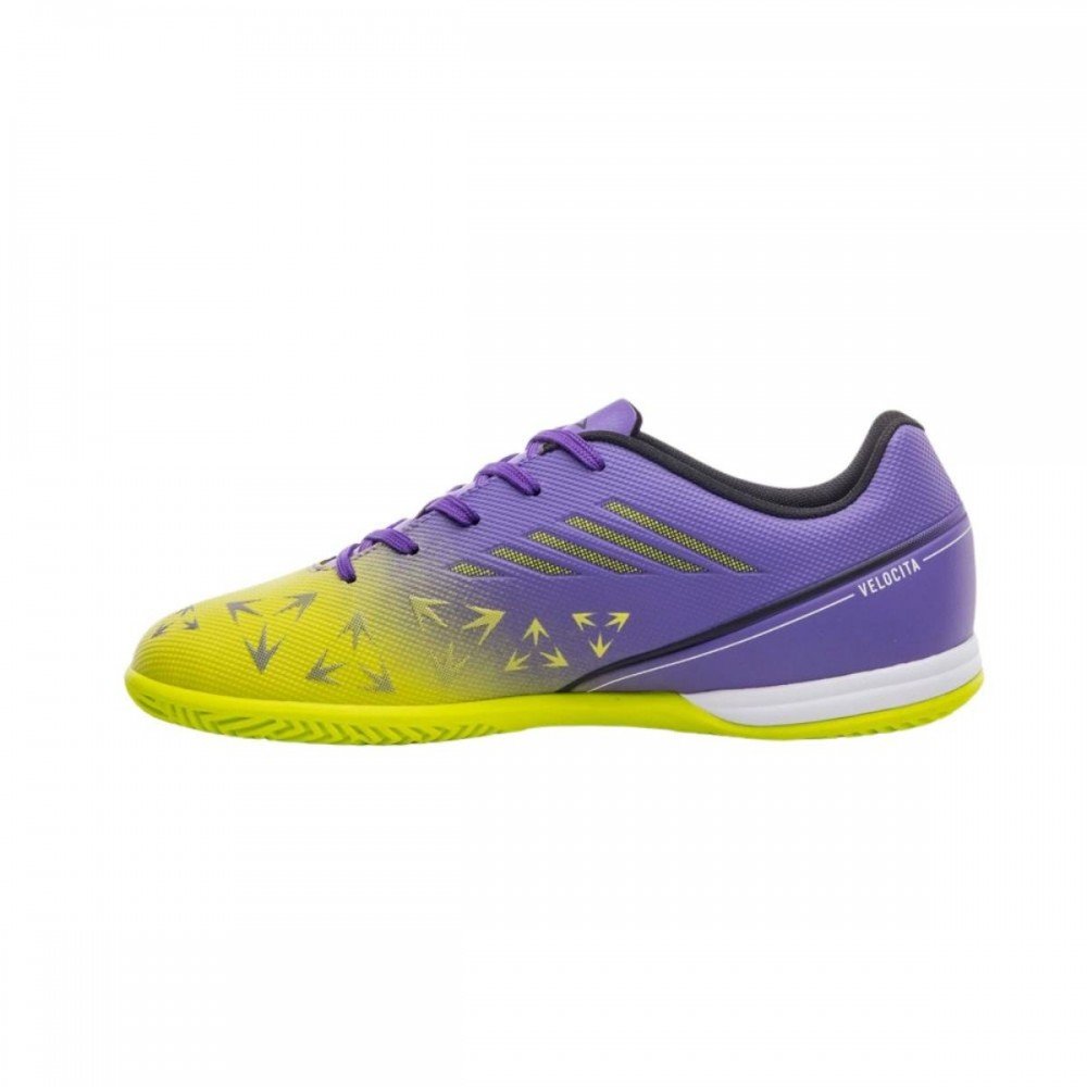 Chuteira Umbro Velocita Decimo Club 601 Masculino Roxo/Amarelo 2